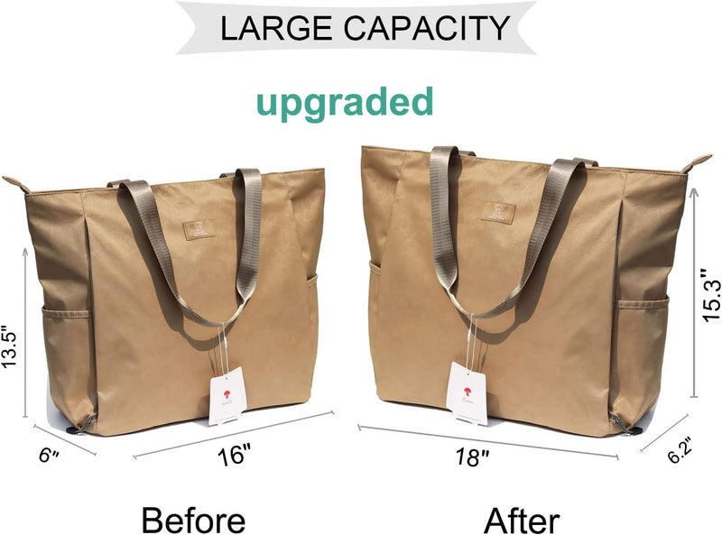 ESVAN Yoga Mat Bag Yoga Tote Carrier Shoulder Bag Carryall Tote for Office,Yoga,Pilates,Travel,Beach and Gym - Image 2